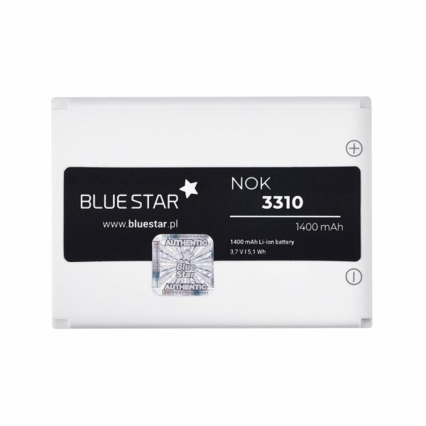 Bluestar Akku Ersatz kompatibel mit Nokia 5510 / 6800 / 6810 / 6850 - 1400 mAh Austausch Batterie Accu Nokia BLC-2