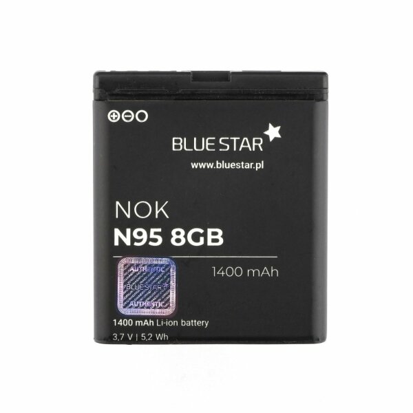 Bluestar Akku Ersatz kompatibel mit Nokia 6290 / Nokia E65 1100 mAh Austausch Batterie Accu Nokia BL-6F