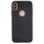 cofi1453® Silikon Hülle Carbon kompatibel mit iPhone XS TPU Case Soft Handyhülle Cover Schutzhülle Schwarz