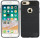 cofi1453® Silikon Hülle Carbon kompatibel mit iPhone 8 PLUS TPU Case Soft Handyhülle Cover Schutzhülle Schwarz