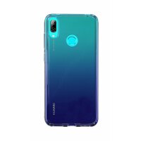 cofi1453® Silikon Hülle Basic kompatibel mit HUAWEI Y7 2019 Case TPU Soft Handy Cover Schutz Transparent