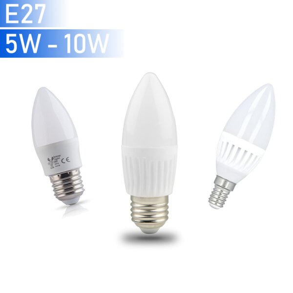 E27 LED Leuchtmittel Kerzenform