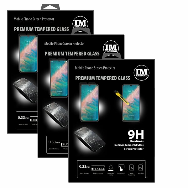 3x Panzer Schutz Glas 9H Tempered Glass Display Schutz Folie Display Glas Screen Protector für ZTE BLADE V10 cofi1453®