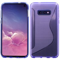 cofi1453® S-Line Hülle Bumper kompatibel mit Samsung Galaxy S10e G970F Silikonhülle Stoßfest Handyhülle TPU Case Cover