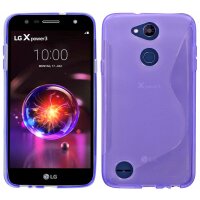 cofi1453® S-Line Hülle Bumper kompatibel mit LG X POWER 3 Silikonhülle Stoßfest Handyhülle TPU Case Cover