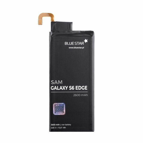 Bluestar Akku Ersatz kompatibel mit Samsung Galaxy S6 Edge G925F 2600 mAh Austausch Batterie Accu EB-BG925ABA