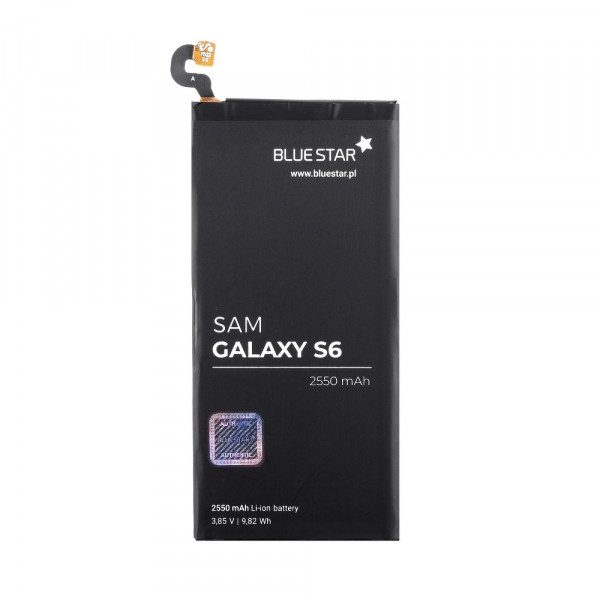 Bluestar Akku Ersatz kompatibel mit Samsung Galaxy S6 G920F 2550 mAh Austausch Batterie Accu EB-BG920ABE
