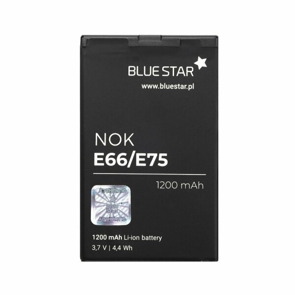 Bluestar Akku Ersatz kompatibel mit Nokia E66 / E75 1000mAh Austausch Batterie Accu BL-6C