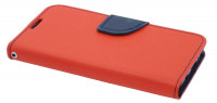 cofi1453® Buch Tasche "Fancy" kompatibel mit SAMSUNG GALAXY S10e (G970F) Handy Hülle Etui Brieftasche Schutzhülle mit Standfunktion, Kartenfach Rot-Blau
