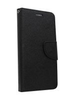 cofi1453® Buch Tasche "Fancy" kompatibel mit HUAWEI P30 Handy Hülle Etui Brieftasche Schutzhülle mit Standfunktion, Kartenfach Schwarz