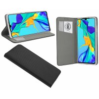 cofi1453® Buch Tasche "Smart" kompatibel mit HUAWEI P30 Handy Hülle Etui Brieftasche Schutzhülle mit Standfunktion, Kartenfach