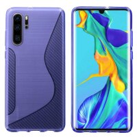 cofi1453® S-Line Hülle Bumper kompatibel mit HUAWEI P30 PRO Silikonhülle Stoßfest Handyhülle TPU Case Cover