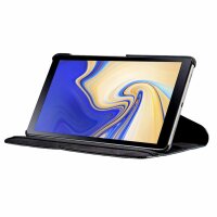 cofi1453® 360 Schutz Tablet Cover kompatibel mit Samsung Galaxy Tab S4 10,5 Zoll ( SM-T830 / SM-T835 ) Tasche Hülle Tabletschale Bumper Case Etui Rotierbar mit Ständer in Schwarz cofi1453®