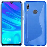 cofi1453® S-Line Hülle Bumper kompatibel mit HUAWEI P SMART 2019 Silikonhülle Stoßfest Handyhülle TPU Case Cover