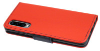 cofi1453® Buch Tasche "Fancy" kompatibel mit HUAWEI P30 Handy Hülle Etui Brieftasche Schutzhülle mit Standfunktion, Kartenfach Rot-Blau (2-Farbig)