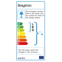 Braytron LED IP44 Wandleuchte RITA WL.1 Edelstahl GU10 Außenleuchte Außenlampe Wandlampe für Innen und Außen, Outdoor & Indoor
