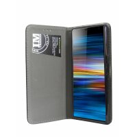 cofi1453® Buch Tasche "Smart" kompatibel mit SONY XPERIA 10 Handy Hülle Etui Brieftasche Schutzhülle mit Standfunktion, Kartenfach