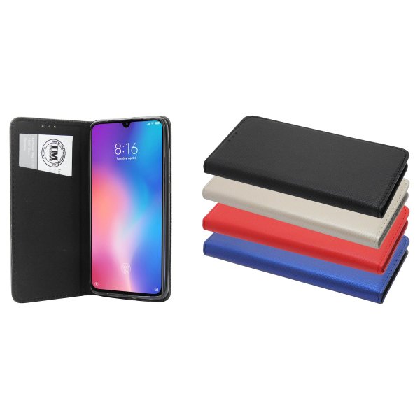 cofi1453® Buch Tasche "Smart" kompatibel mit XIAOMI MI 9 Handy Hülle Etui Brieftasche Schutzhülle mit Standfunktion, Kartenfach
