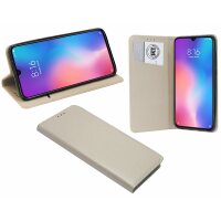 cofi1453® Buch Tasche "Smart" kompatibel mit XIAOMI MI 9 Handy Hülle Etui Brieftasche Schutzhülle mit Standfunktion, Kartenfach