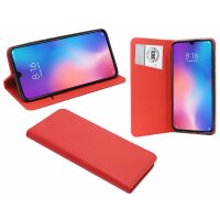 cofi1453® Buch Tasche "Smart" kompatibel mit XIAOMI MI 9 Handy Hülle Etui Brieftasche Schutzhülle mit Standfunktion, Kartenfach