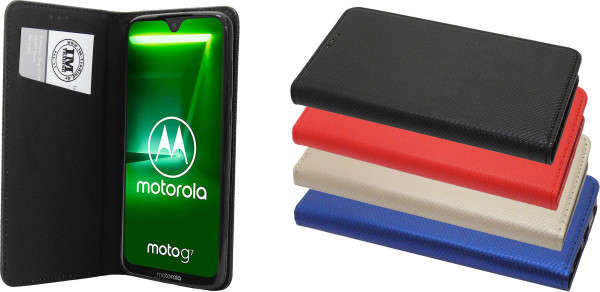 cofi1453® Buch Tasche "Smart" kompatibel mit MOTOROLA MOTO G7 Handy Hülle Etui Brieftasche Schutzhülle mit Standfunktion, Kartenfach