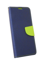 cofi1453® Buch Tasche "Fancy" kompatibel mit HUAWEI Y7 2019 Handy Hülle Etui Brieftasche Schutzhülle mit Standfunktion, Kartenfach Blau-Grün