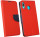 cofi1453® Buch Tasche "Fancy" kompatibel mit HUAWEI Y7 2019 Handy Hülle Etui Brieftasche Schutzhülle mit Standfunktion, Kartenfach Rot-Blau