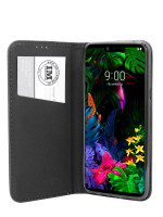 cofi1453® Buch Tasche "Smart" kompatibel mit LG G8 ThinQ Handy Hülle Etui Brieftasche Schutzhülle mit Standfunktion, Kartenfach