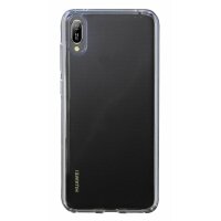 cofi1453® Silikon Hülle Basic kompatibel mit HUAWEI Y6 2019 Case TPU Soft Handy Cover Schutz Transparent