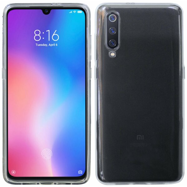 cofi1453® Silikon Hülle Basic kompatibel mit XIAOMI MI 9 Case TPU Soft Handy Cover Schutz Transparent