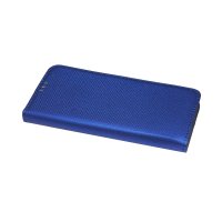 Buch Tasche "Smart" kompatibel mit SAMSUNG GALAXY A40 (A405F) Handy Hülle Etui Brieftasche Schutzhülle mit Standfunktion, Kartenfach Blau