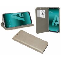 Buch Tasche "Smart" kompatibel mit SAMSUNG GALAXY A50 (A505F) Handy Hülle Etui Brieftasche Schutzhülle mit Standfunktion, Kartenfach