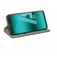 Buch Tasche "Smart" kompatibel mit SAMSUNG GALAXY A50 (A505F) Handy Hülle Etui Brieftasche Schutzhülle mit Standfunktion, Kartenfach