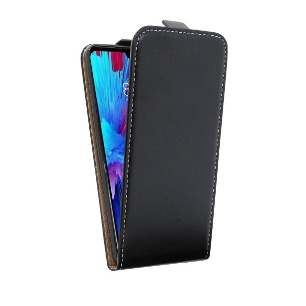 cofi1453® Flip Case kompatibel mit XIAOMI REDMI 7 Handy Tasche vertikal aufklappbar Schutzhülle Klapp Hülle Schwarz