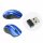 ART Kabellose Maus Wireless Schnurlose Optische 3 Tasten Maus USB kompatibel mit Laptop, Notebook, PC, Computer in Blau
