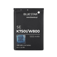 Bluestar Akku Ersatz kompatibel mit Sony Ericsson K750i 1000mAh 3,6V Li-lon Austausch Batterie Accu BST-36 W800, W550i, Z300