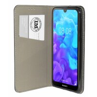 cofi1453® Buch Tasche "Smart" kompatibel mit HUAWEI Y5 2019 Handy Hülle Etui Brieftasche Schutzhülle mit Standfunktion, Kartenfach