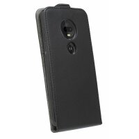 cofi1453® Flip Case kompatibel mit MOTOROLA MOTO G7 Handy Tasche vertikal aufklappbar Schutzhülle Klapp Hülle Schwarz