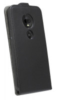 cofi1453® Flip Case kompatibel mit MOTOROLA MOTO G7 Handy Tasche vertikal aufklappbar Schutzhülle Klapp Hülle Schwarz