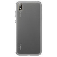 cofi1453® Silikon Hülle Basic kompatibel mit HUAWEI Y5 2019 Case TPU Soft Handy Cover Schutz Transparent