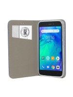 cofi1453® Buch Tasche "Smart" kompatibel mit XIAOMI REDMI GO Handy Hülle Etui Brieftasche Schutzhülle mit Standfunktion, Kartenfach Blau