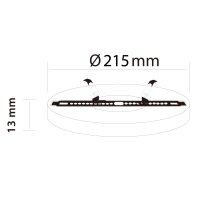 LED line 18W LED Panel Einbaustrahler Spot Einbauleuchte Warmweiß 1570 Lumen Deckenleuchte Rund