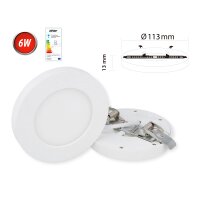 6W LED Panel Aufputz Einbaustrahler Spot Einbauleuchte...