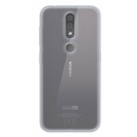 cofi1453® Silikon Hülle Basic kompatibel mit NOKIA 4.2 Case TPU Soft Handy Cover Schutz Transparent