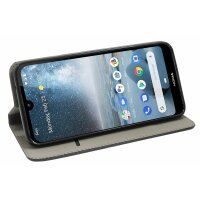 cofi1453® Buch Tasche "Smart" kompatibel mit NOKIA 4.2 Handy Hülle Etui Brieftasche Schutzhülle mit Standfunktion, Kartenfach