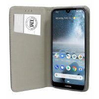 cofi1453® Buch Tasche "Smart" kompatibel mit NOKIA 4.2 Handy Hülle Etui Brieftasche Schutzhülle mit Standfunktion, Kartenfach