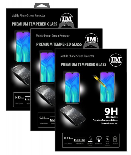cofi1453 3X Panzer Schutz Glas 9H Tempered Glass Display Schutz Folie Display Glas Screen Protector kompatibel mit Honor 20 Lite