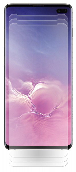 cofi1453® 3x Folien Bildschrim Folie UltraClear Schutz Displayfolie kompatibel mit Samsung Galaxy S10 Plus (G975F)