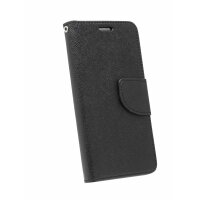 cofi1453® Buch Tasche "Fancy" kompatibel mit NOKIA 1 PLUS Handy Hülle Etui Brieftasche Schutzhülle mit Standfunktion, Kartenfach Schwarz