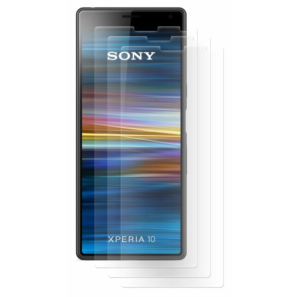 cofi1453® 3x Folien Bildschrim Folie UltraClear Schutz Displayfolie kompatibel mit SONY XPERIA 10